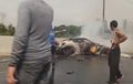 Nissan GT-R Hangus Dilumat Api, Wakil Jaksa Agung Tewas di Tol Cibubur, Ini Kronologinya