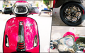 Vespa Sprint Bertampang Feminin, Pakai Baju Pink Plus Aksesori Mewah