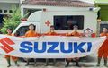 Suzuki Club Reaksi Cepat Mulai Bergerak, Adakan Donasi dan Penyemprotan Disinfektan