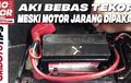 Tips Bikin Aki Bebas Tekor Saat Motor Jarang Dipakai? Tonton Video Ini