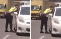 Video Viral, Oknum Polantas Ludahi Pengemudi Toyata Yaris, Berakhir Begini