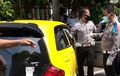 Brio Ringsek Hujam Pohon, Pengemudi Panik Diteriaki Maling, Mau Nikung Gagal