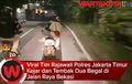 Video Viral, Mirip Film! Tim Rajawali Kejar Begal Bermotor, Pelaku Menyerah Setelah Peluru Bersarang