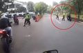 Parah, Ini Video dan Kronologi Polisi Hampir Tertabrak Rombongan Moge Yang Ramai-ramai Kabur Saat Razia  