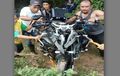 Lolos Lubang Pertama Kena Lubang Kedua, Mantan Bupati Naik Moge BMW Jatuh dan Terseret, Kondisinya Kritis