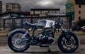 BMW R80RT Jadi Cafe Racer Sarat Gaya Dengan Sisipan Aksen Ungu