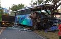 Bus Restu Mulya Terpotong, Setir Truk Menjulur, Penumpang Terlempar Dua Tewas