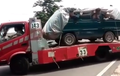 Heboh! Video Viral Truk Towing yang Angkut Mobil Berisi Pemudik Ternyata Cuma Settingan