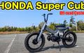 Main Tanah Bukan Masalah, Lihat Nih Honda Super Cub Off-road Custom