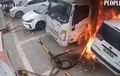 Terjadi Lagi, Mobil Listrik Tiba-tiba Terbakar Saat Sedang Dicas