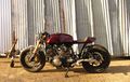 Yamaha XV1100 Virago Jadi Cafe Racer, Kaki Depan Pakai Punya Triumph