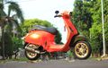 Vespa Sprint Modif Elegant Style, Berbalut Gold Leaf Hingga CVT
