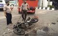 Honda Tiger Jatuh di Depan SPBU Madiun dan Terbakar, Motor Gosong Hampir Tak Bisa Dikenali