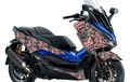 Honda Forza Bodi Berbalut Motif Barong,  Ditopang Upside Down TMAX