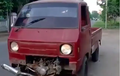 Kreatif Banget, Bukan Pakai Mesin Mobil, Pikap Ini Malah Pakai Mesin Suzuki Shogun