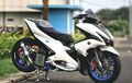 Konsep Elegant Look, Yamaha Aerox Rombak Kaki Jadi Gemuk, Hasilnya Tampilan Lebih Sporty