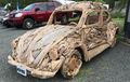 Keren! Seniman Asal Kanada Bikin Replika VW Beetle 1967 Pakai Potongan Kayu, Lihat Yuk Foto-fotonya
