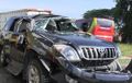 Toyota Land Cruiser Prado Berguling-guling di Tol, Jhony Sirait Tewas
