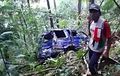 Isuzu Panther Ringsek Tak Berbentuk, Terjun Dari Jurang 100 Meter di Jalur Alternatif Batang-Dieng