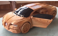 Keren Abis! Seniman Asal Vietnam Buat Replika Bugatti Chiron dari Pahatan Kayu, Mirip Sama Aslinya