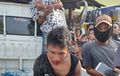 Hidung Berdarah Muka Tertunduk, Jambret Tersungkur Ditabrak Oleh Teman Korban, Bogem Mentah Melayang