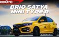 Video Modifikasi Honda Brio Satya Berjubah Civic Type R Pakai Knalpot Valvetronic