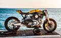 Buell M2 Dirombak Jadi Cafe Racer, Pakai Bodi Monokok dan Warna Emas