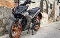 Yamaha MX King Beraura KTM, Minimalis Tapi Mainan Part Aftermarket Merek Kondang