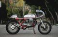 Street Legal Moto Guzzi V7 Sport, Tampan Dengan Gaya Cafe Racer