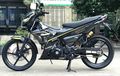 Suzuki Satria F150 Makin Sangar, Dimodif Pakai Part-part Mewah