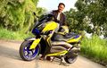 Yamaha XMAX Italian Job, Kuning Menyala Berbalut WTP Campur Grafis