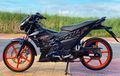 Modifikasi Simpel Suzuki Satria F150, Pelek RCB Jadi Perhatian