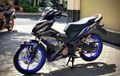 Modifikasi Honda Supra GTR 150 Warna Hitam Ditabrak Kelir Biru, Jadi Segar dan Menarik