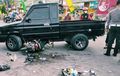 Toyota Kijang Gilas Honda Supra X, Tersangkut di Kolong, Lewat Perempatan Nyelonong Aja