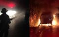 Minibus Misterius Terbakar Tengah Malam, Belum Diketahui Pemiliknya