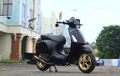Vespa Sprint Notte Bertabur Part Branded, Mesin 215 cc, Mewah & Kencang
