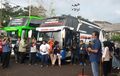 Masuk Fase New Normal Puluhan Bus Wisata Konvoi ke Pangandaran, Ini Tujuannya