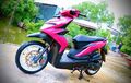 Honda BeAT 110 Dimodif Feminin dan Kece Dengan kaki-kaki Mewah 