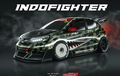 Honda Brio Konsep Time Attack Tampang Sangar, Bodi Penuh Loreng