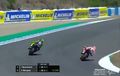Beginilah Momen Valentino Rossi Takut dan Sengaja Kasih Jalan Buat Marc Marquez di MotoGP Spanyol 2020