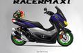New NMAX Kena Modifikasi Sporty, Livery MotoGP, Sok Depan Upside Down