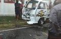 Suzuki Carry Ringsek, Atap Melengkung Hajar Honda Supra, Dua Orang Tewas