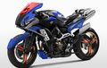Yamaha R25 Dimodifikasi Futuristik, Pelek Bersinar, Fitur Canggih