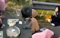Viral Video Piknik Makan Bersama di Pinggir Jalan Tol, Pak Polisi Bilang Begini