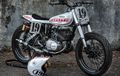 Yamaha RD350 Street Tracker Terinspirasi TZ750 Milik Kenny Roberts