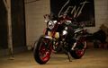 Detail Kaki-kaki Honda CB150R Streetfire Ala Neo Retro Sport Dengan Pelek Tapak Lebar