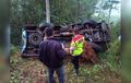 Isuzu Elf Terguling ke Jurang Sedalam 50 Meter, Satu Tewas, Pengemudi Mengaku