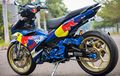 Trik Modifikasi Yamaha MX King 150 Sematkan Kaki Belakang Gambot