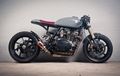 Custom Kawasaki KZ750 Cafe Racer, Garpu Depan Comot Milik Yamaha R1