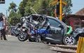 Toyota Calya Terkoyak Ditonjok Kereta Api, Depan Belakang Remuk, Begini Kondisi 6 Korban
